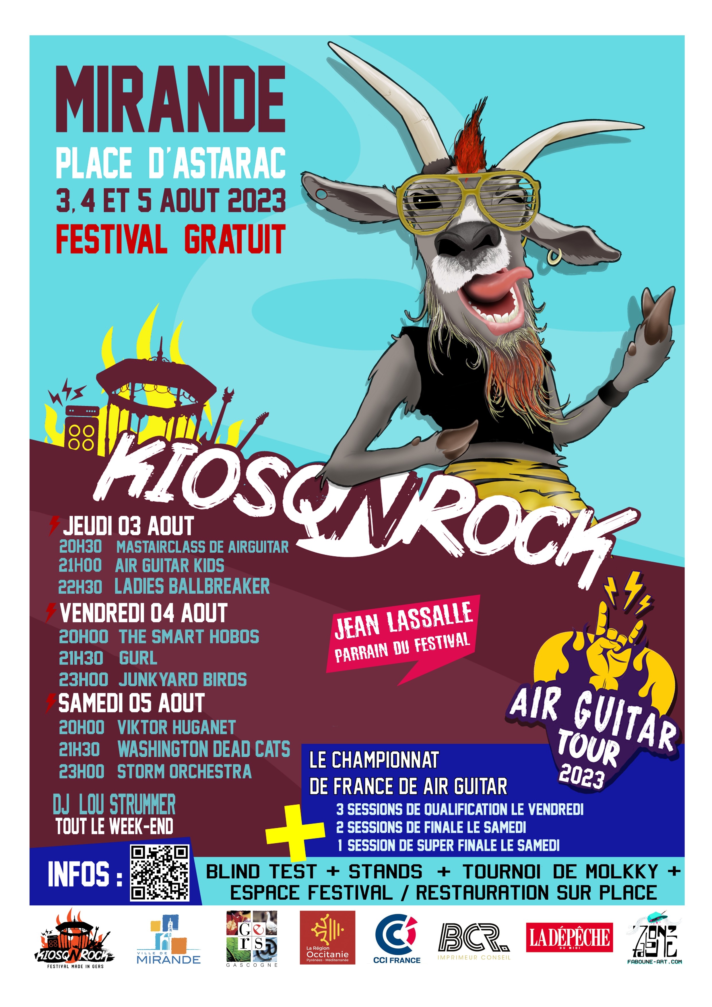 Le festival de Mirande accueille Jean Lassalle en tant que parrain et président du jury