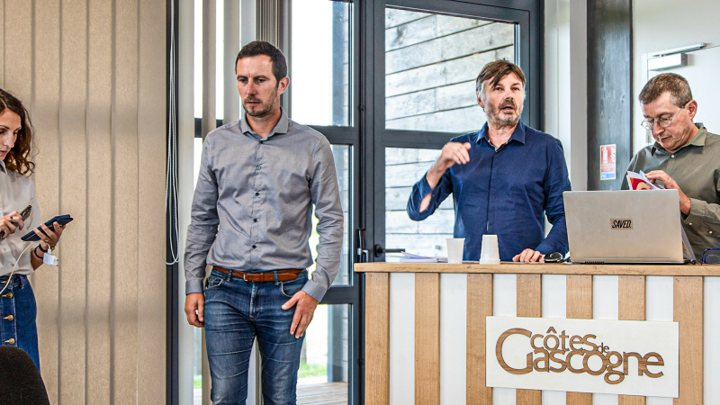 À Éauze le Syndicat des vins des Côtes de Gascogne est atterré devant les dégâts dus aux intempéries
