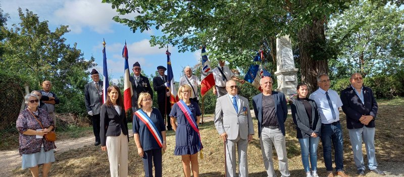 Commémoration en hommage aux trois résistants tombés sous les balles allemandes