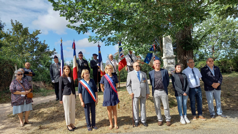 Commémoration en hommage aux trois résistants tombés sous les balles allemandes