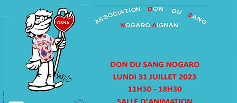 Don du sang ce lundi, salle des animations