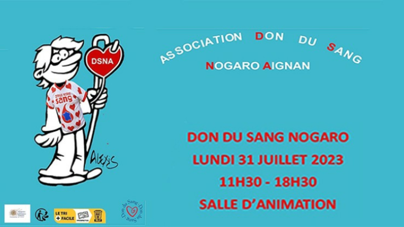 Don du sang ce lundi, salle des animations