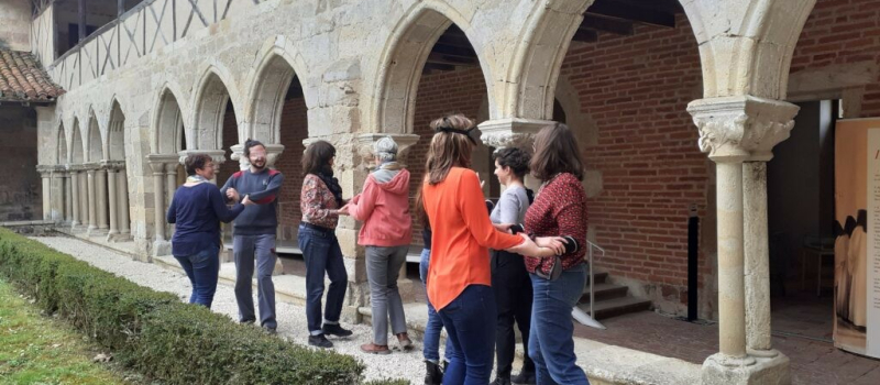 Abbaye de Flaran : J’aime pas les visites guidées mais ça j’aime bien !