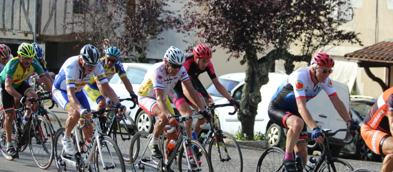 Course cycliste.