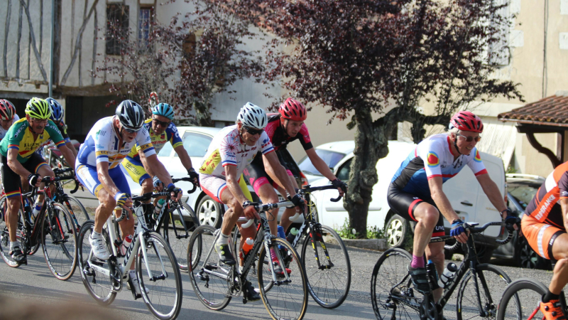Course cycliste.