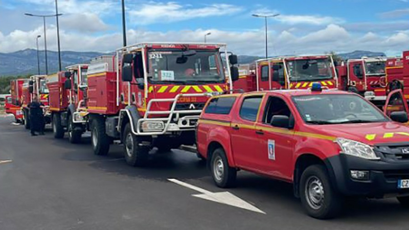 Nos sapeurs pompiers en renfort dans l'Hérault