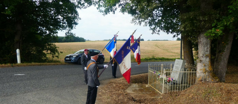 Hommage à Alexandre Metel et Pierre Cadiou, tombés le 16 août 1944