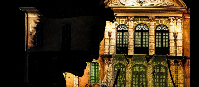 Spectacle grandiose lors des Nuits impériales au château Montus