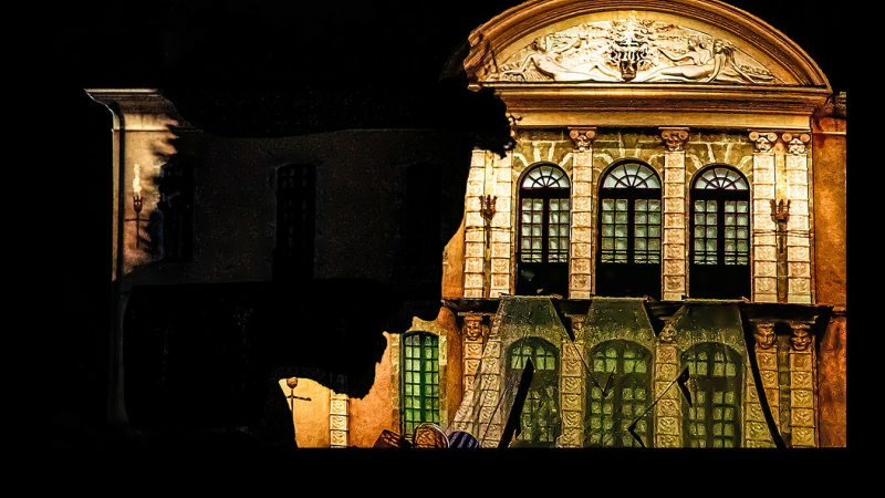 Spectacle grandiose lors des Nuits impériales au château Montus
