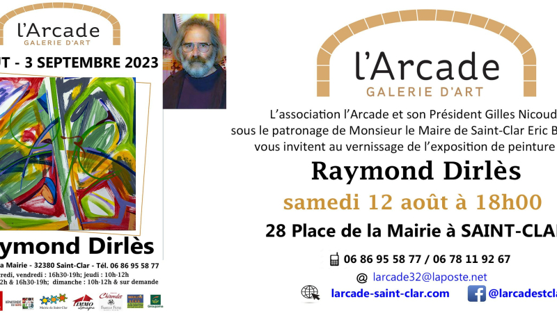 Présentation de Raymond Dirlès par Gilles Nicoud, président de l'association "l'Arcade".