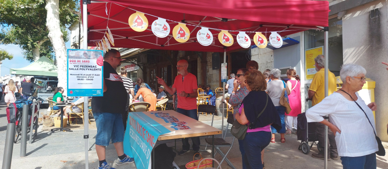 La semaine prochaine, l'Amicale vicoise pour le don du sang bénévole vous attend !
