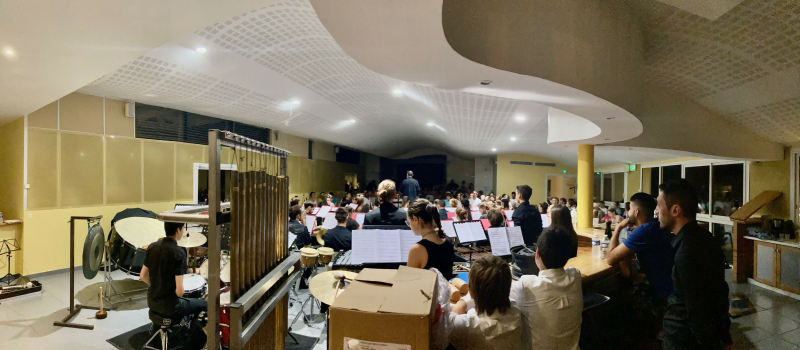 Concert de retour du stage d'été des Harmonies Départementales juniors et Cadets