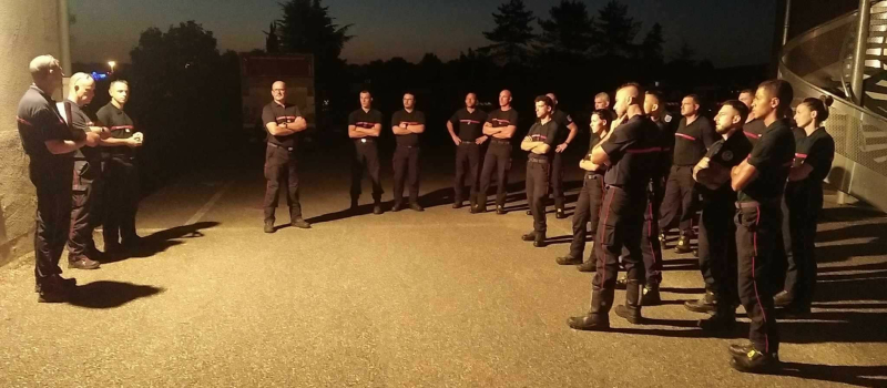 SDIS 32 : départ d'un renfort feux de forêts en direction du Tarn