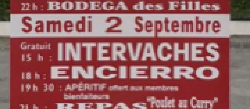 L'Encierro s'investit dans le programme de la fête