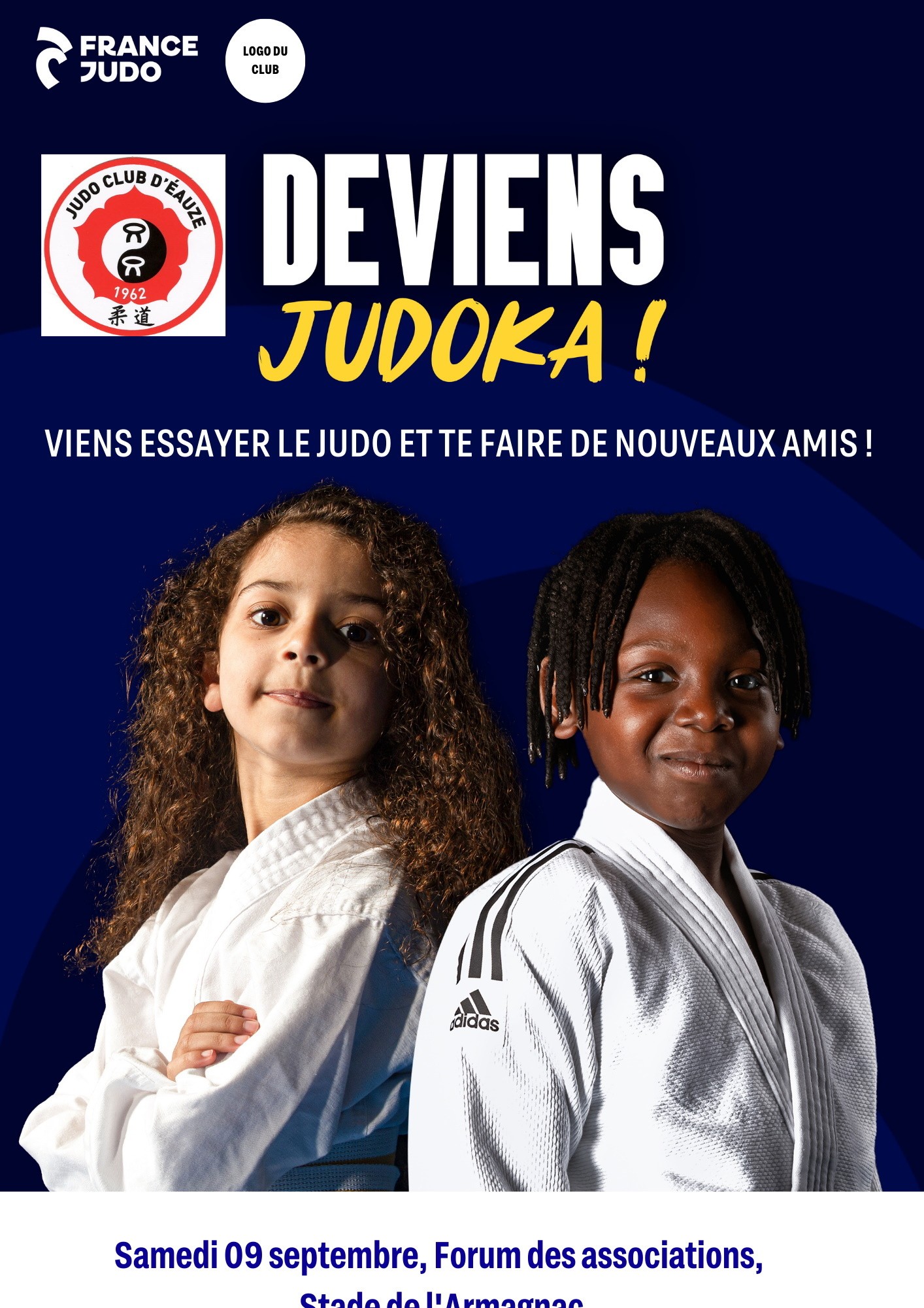 DEVIENS JUDOKA AFFICHE