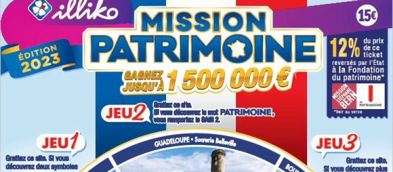 Loto du patrimoine ça commence ce lundi