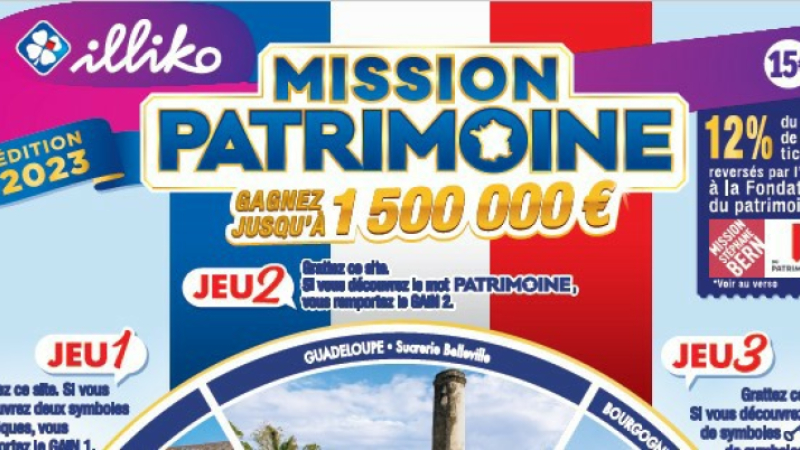 Loto du patrimoine ça commence ce lundi