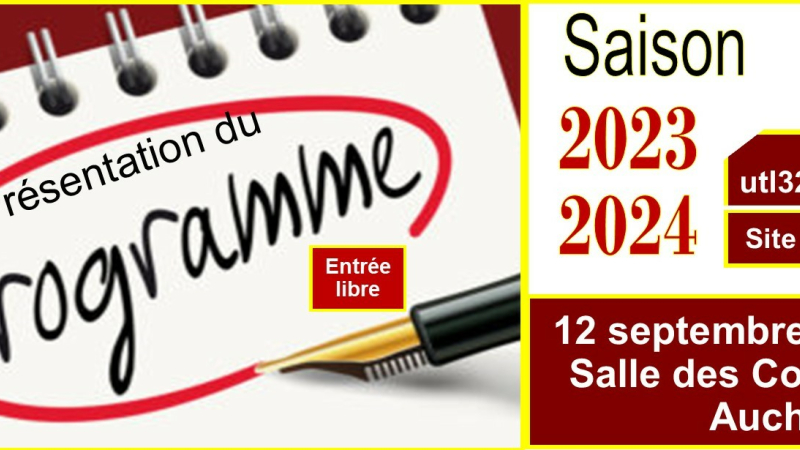 L'UTL 32 fait sa rentrée : présentation du programme de la saison 2023-2024