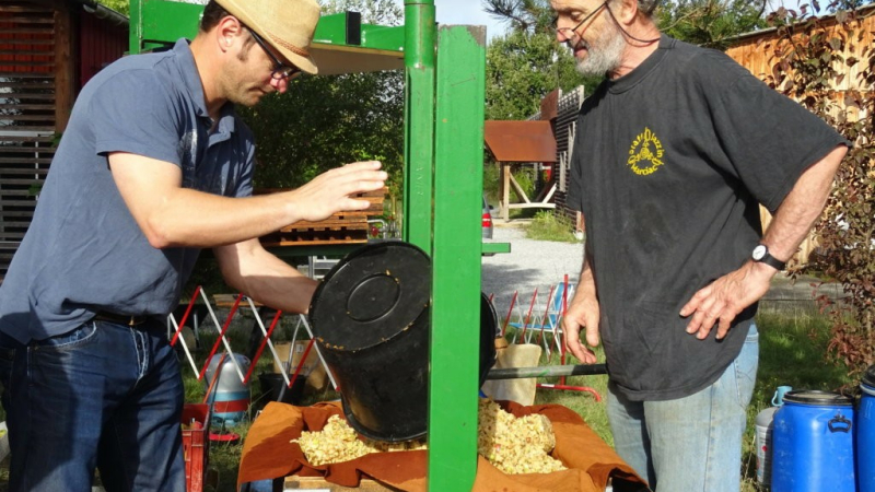 Croque ton jus: rendez-vous autour du pressoir