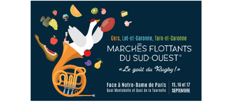 Le Gers fait sa rentrée à Paris aux Marchés Flottants du Sud-Ouest