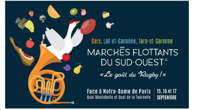 Le Gers fait sa rentrée à Paris aux Marchés Flottants du Sud-Ouest