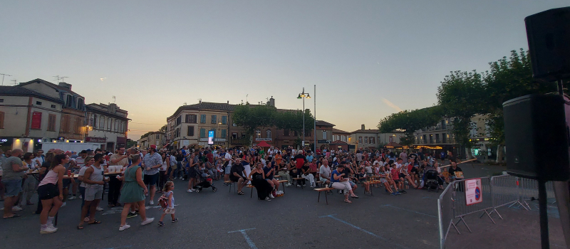 Un franc succès de la Fan Zone pour la Coupe du monde de rugby à l'Isle-Jourdain.