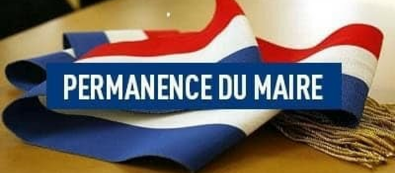 Les permanences du maire reprennent