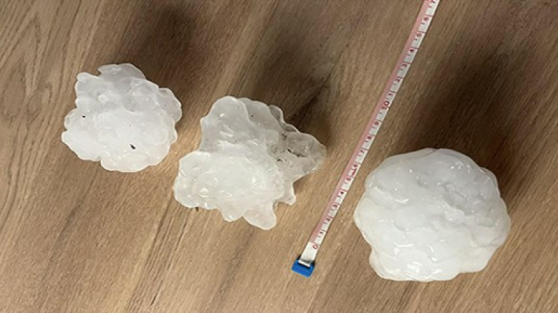 Vent grêle et pluie étaient bien au rendez-vous