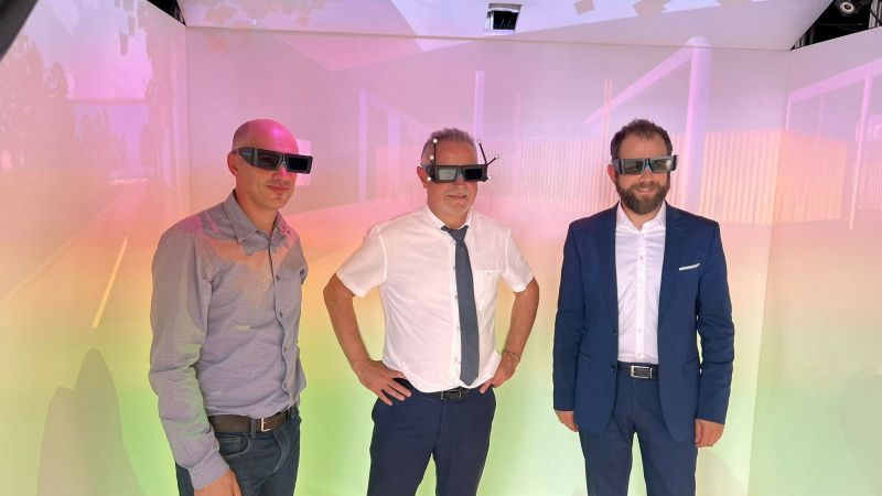 Immersion dans le futur gymnase de Fleurance