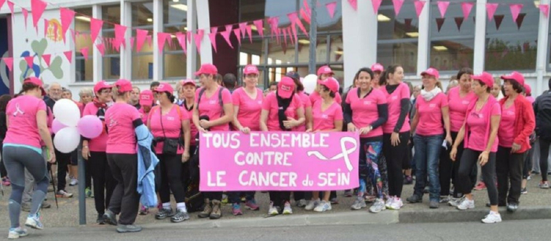 Gym Plus Riscloise organise une marche pour Octobre rose