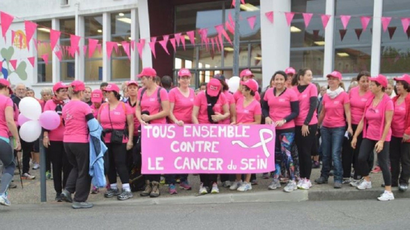 Gym Plus Riscloise organise une marche pour Octobre rose