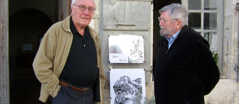 Le poète Yves Gaignard est passé par Saint-Clar avant de regagner sa Bretagne !