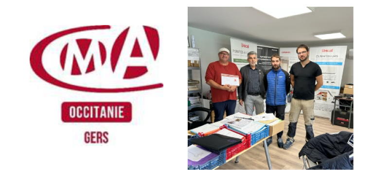 Remise officielle du titre de Maître Artisan à Michel Mourmant