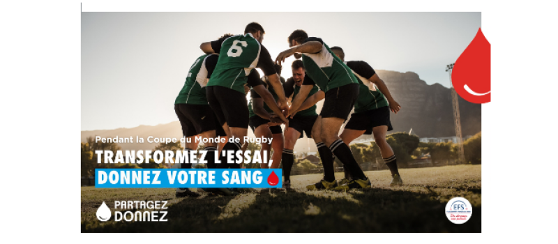 En octobre, transformez l'essai, donnez votre sang !