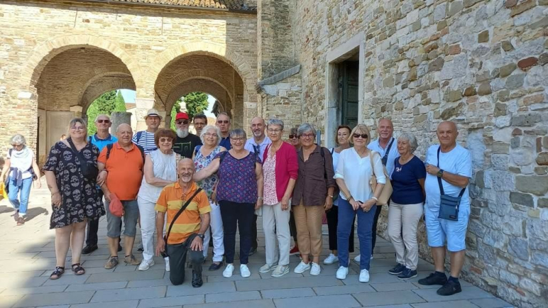 Une délégation du Comité de Jumelage Castin Duran Ruda en voyage en Italie