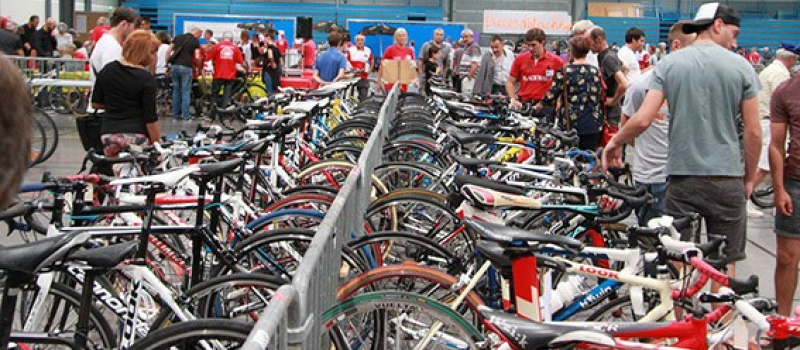 La plus grande bourse aux vélos d'occasion de la région