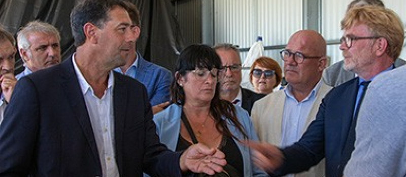 Marc Fesneau, à la rencontre des éleveurs de canards