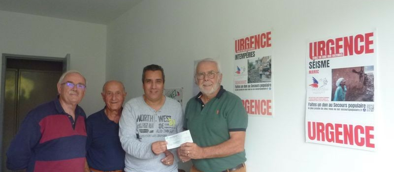 A.S.MA. : importants dons pour les sinistrés du Maroc