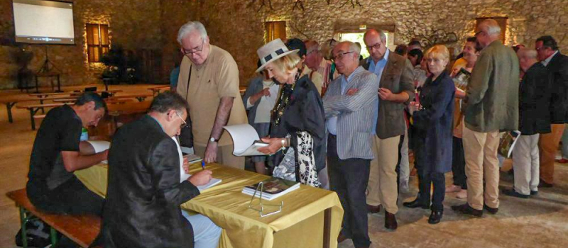 Présentation à Castex-d'Armagnac du livre réédité «Châteaux et belles demeures du Gers» de Jacques Lapart et David Bourdeau dimanche 15 octobre 2023