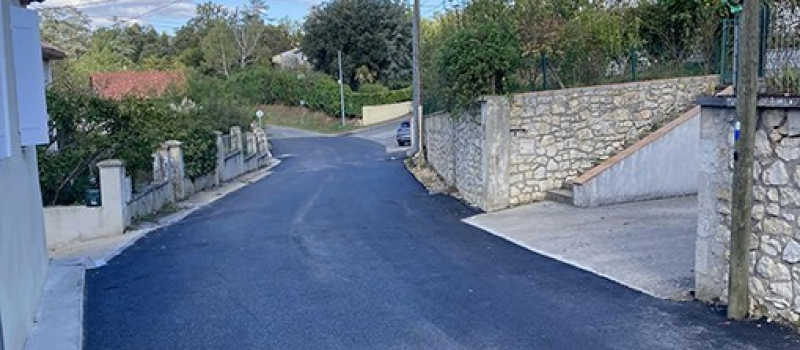 Les travaux de voieries avancent