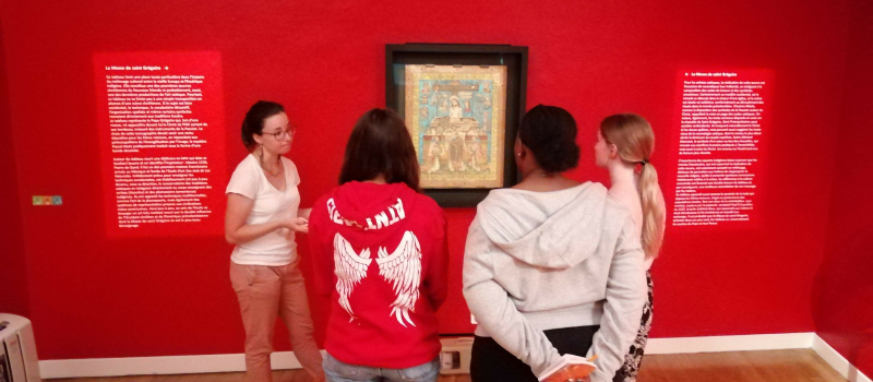 Les élèves de Terminale du lycée Oratoire inscrites en Spécialité "LLCE-Espagnol" ont visité le Musée des Amériques" d'Auch