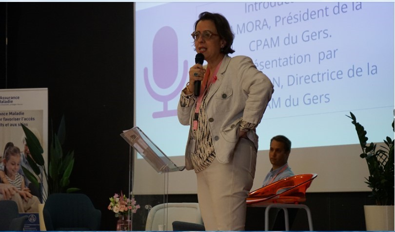 sophie papon , directrice de la CPAM