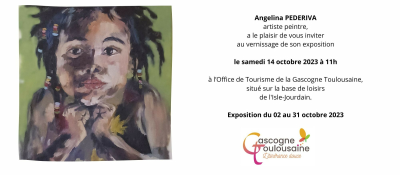 L'Office de Tourisme de la Gascogne Toulousaine accueille une nouvelle artiste peintre...