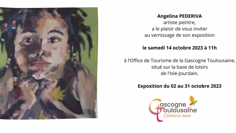 L'Office de Tourisme de la Gascogne Toulousaine accueille une nouvelle artiste peintre...