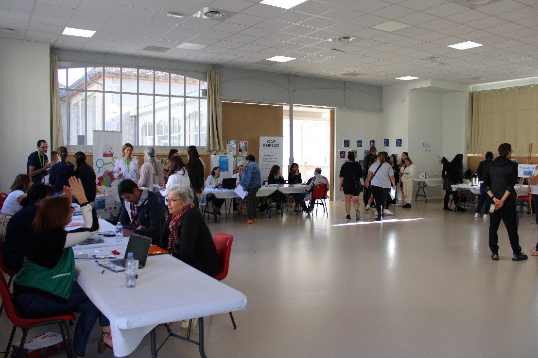 La salle des fêtes transformée en forum des métiers