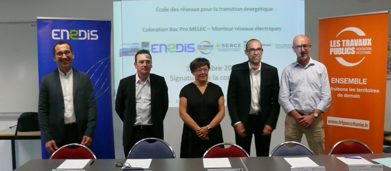 ENEDIS et le lycée Clément Ader collaborent pour la création d’un diplôme de nouveaux métiers de l’électrique et de la transition écologique