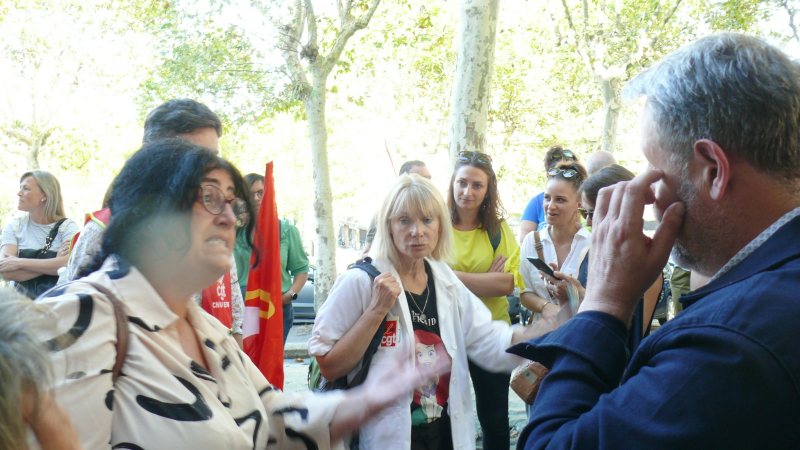 Le personnel du CHS d'Auch exprime sa colère devant l'ARS du Gers