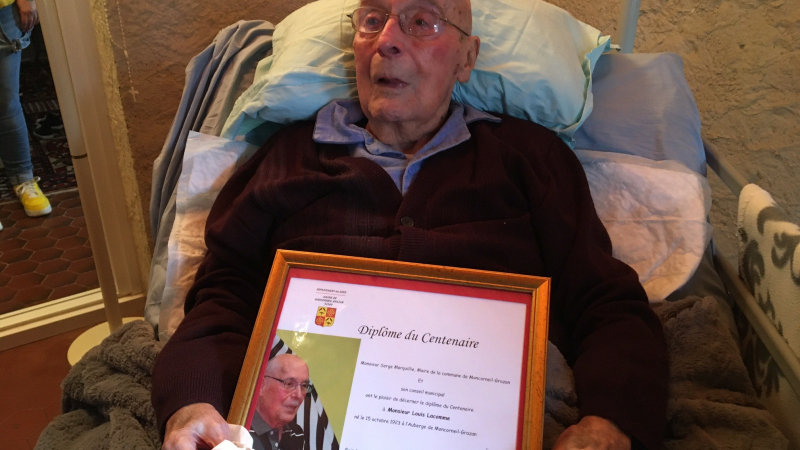 Louis Lacomme, à l'honneur lors de son  centenaire