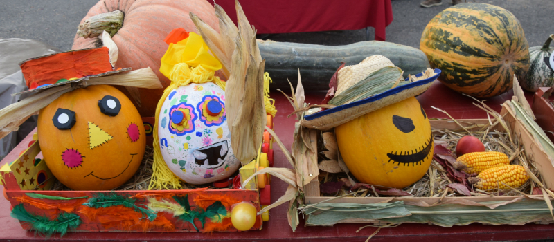 Fête de la citrouille au marché de Pavie