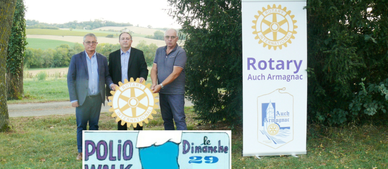 La "Polio Walk" aura lieu le dimanche 29 octobre au Grand Comté à Roquelaure